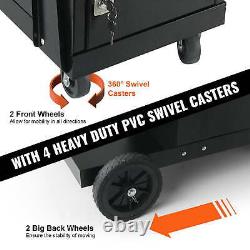 2-Tier Welding Cart for TIG MIG Welder and Plasma Cutter with Lockable Cabinet