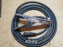 200A MIG TIG 9 Foot Ground Clamp 10-25 Fits HTP Miller Esab Hobart Lincoln AHP