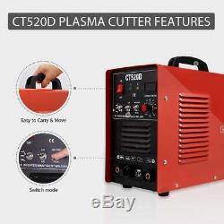 3 in 1 Plasma Cutter CT520D 50A/200A TIG ARC Stick Welder 110/220V Dual Voltage
