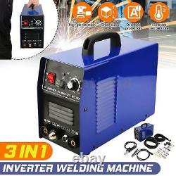 3 in 1 Welder Inverter Welding Machine 220V TIG MMA Stick Plasma Cutter Torch US