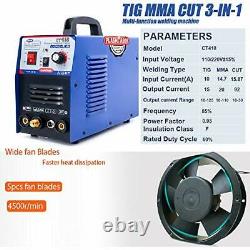 3in1 Plasma Cutter Machine TIG MMA ARC Stick Welder, TIG MMA Cut Dual CT418