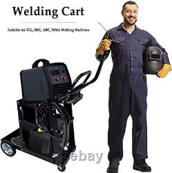 3tier Welding Cart Mig Tig Arc Plasma Cutter Welder Welding Cart Universal Withtan