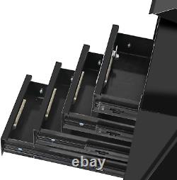 4 Drawer Cabinet Welding Cart, Mig Tig Arc Welder Cart Plasma Cutter Tank Storag