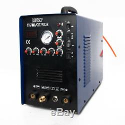 4 In 1 Multiprocess TIG Stick PULSE DC Welder Plasma Cutter With Foot Pedal New