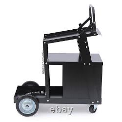 4Drawer Wheel Welder Cart Cabinet Welding Cart MIG TIG ARC Plasma Cutter Storage