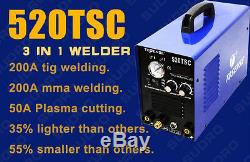 50A Plasma cutter 200A tig/mma welder 3in1 welding machine & accessories for DIY