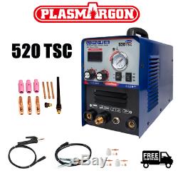 520TSC 220v DC Plasma Cutter MMA/CUT/TIG Inverter Welding Welder Machine & PEDAL