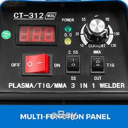 CT-312, TIG/Stick/Plasma Cutter 3-in-1 Combo Welder DC Inverter IGBT 110/220V