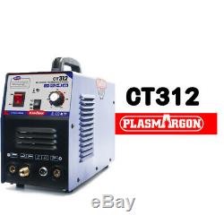 CT312 110/220V TIG ARC Welder + Plasma Cutter 3in1 Welding Machine + Accessories