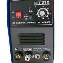 CT312 3 IN 1 Welding machine TIG/MMA/Plasma cutter welder + torches accessories