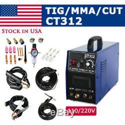 CT312/CT312 Pilot Arc Combination Sales TIG/MMA/CUT Plasma Cutter Welder US SALE