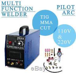 CT312 Plasma Cutter TIG/MMA Welding 3IN1 Machine 220v Functions Dual Volatage