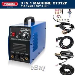 CT312p TOSENSE Pilot arc plasma cutter tig/mma welder welding machine 3IN1 NEW