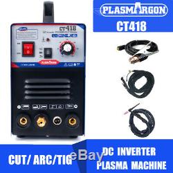 CT418 3 in 1 Plasma Cutter TIG/MMA Welding Machine Welding 1 to 8mm 110/220V+CSA