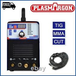 CT418 IGBT Plasma Cutter 3in1 CUT/TIG/MMA Welding Machine Digital Display Pulse