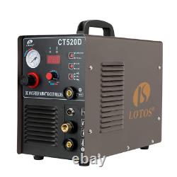 CT520D 50 AMP Air Plasma Cutter, 200 AMP Tig and Stick/Mma/Arc Welder 3 in 1 Com