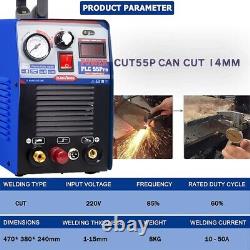CUT55P Plasma Cutter Air CNC 110/220V IGBT Inverter 55A Clean Cut 14mm Metal