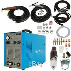 EPICWELD 50 Amp Plasma Cutter 200 Amp Tig & Arc Welder with Foot Pedal Included