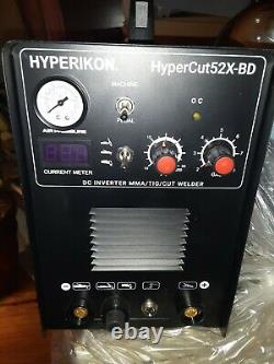 Hyperikon Stick Welder. Plasma Cutter, Tig Welder, inverter. Hypercut 52X-BD