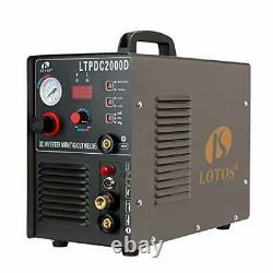 LOTOS 04-ZVGR-0O8D LTPDC2000D Non-Touch Pilot Arc 50A Plasma Cutter 200A Tig