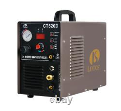 LOTOS CT520D 50 AMP Plasma Cutter, 200 AMP TIG, Stick, 3 in 1