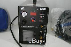 Lotos CT520D 50 AMP Air Plasma Cutter Combo Welding Machine ½ in Cut Brown