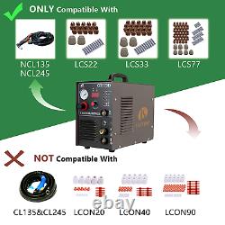 Lotos Ct520D 50 Amp Air Plasma Cutter, 200 Amp Tig And Stick/Mma/Arc Welder 3 In