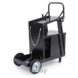 Mig TIG ARC Plasma Cutter Welding Cart Welding Cart with Storage for Tanks