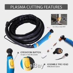 Plasma Cutter & DC TIG/Stick Welder 3 in 1 CT520D Multi Process Welder 110/230V