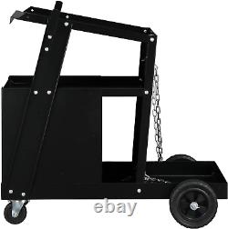 Rolling Welder Cart Plasma Cutter MIG TIG ARC Welding Cart with 4 Drawers and Wh