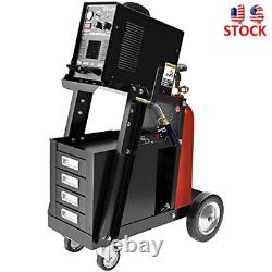 Rolling Welding Cart Heavy Duty Plasma Cutter Storage Tank with4Drawer for MIG/TIG
