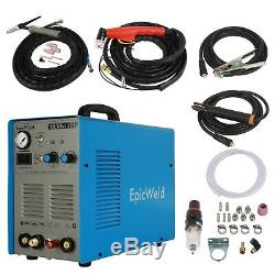TIG WELDER with Arc Welding and PLASMA CUTTER 50 Amp PILOT ARC 200 Amps Tig Weld