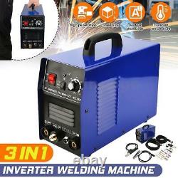 US 3-in-1 Welder Inverter Welding Machine 220V TIG MMA Stick Plasma Cutter Torch