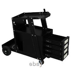 Welding Cabinet Cart 4 Drawers for MIG TIG ARC Plasma Cutter Tank Storage