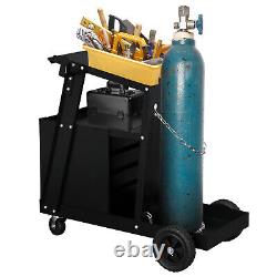 Welding Cart with Tank Storage, 200LBS 4 Drawers for TIG MIG Welder Plasma Cutter
