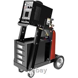 Welding Cart with Tank Storage 4Drawers for TIG MIG Welder Plasma Cutter Universal
