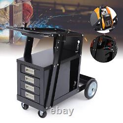 Welding Welder Cart MIG TIG ARC Plasma Cutter Tank Storage OR With4 Drawer Cabinet