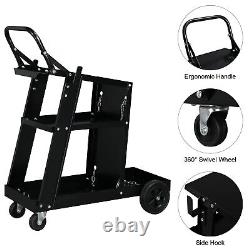 Windaze Welding Welder Cart Universal Equipment Mig Tig ARC Plasma Cutter Tan