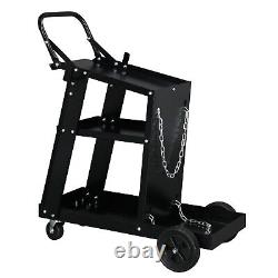 Windaze Welding Welder Cart Universal Equipment Mig Tig ARC Plasma Cutter Tan